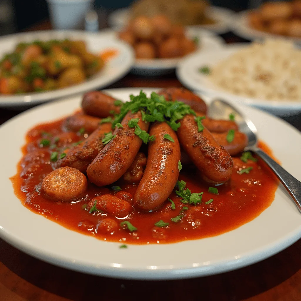 recette rougail saucisse
